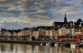 Trouville sur mer vue sur la Touque